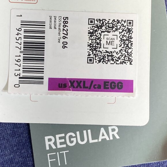 NEW! PUMA ESSENTIALS HEATHER XXL Men's Men T-Shirt Tee Shirt Peacoat Blue - Picture 8 of 8